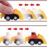 12 PCS Construction Toy Pull Back Digger Mini Vehicles Excavator Bulldozer Truck Toy For Kids Boy Girl Toddlers Party Favor Cake Decorations birthday gift Image 3