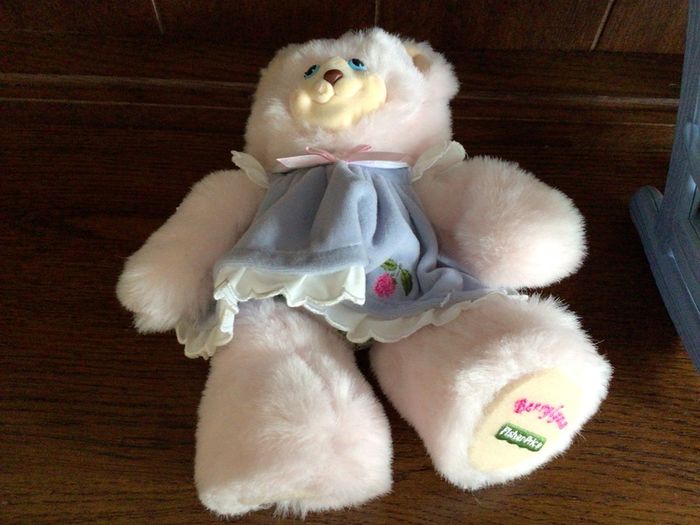 Vintage 90s Fisher price Briar berry "Berry Lynn bear "W/ Accesories
