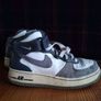 Nike Air Force 1 Mid Junior 3 35.5 white grey velcro Image 2