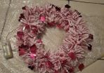 pink hello kitty light up wreath