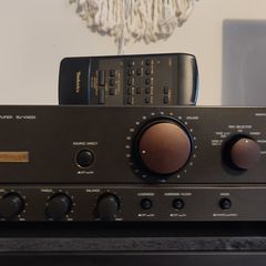Technics SU-VX620 Amplifier. Genuine Remote. Like new! Cleaned.