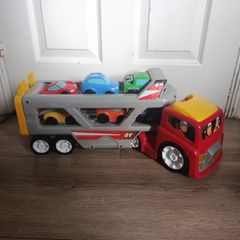 Car and digger