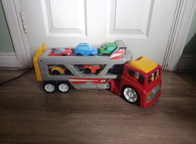 Car and digger