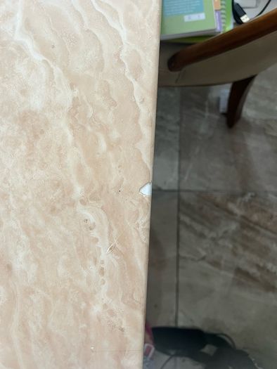 Marble table and 4 chairs