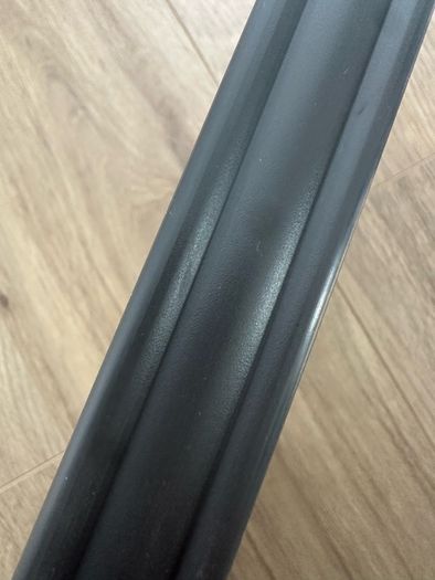Ikea grey shelf with metal holder
