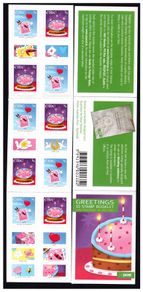 2007 Ireland Greeting Self-adhesive Commemorative Stamp Booklet Mint Never Hinged (MNH). Hibernian HB137.