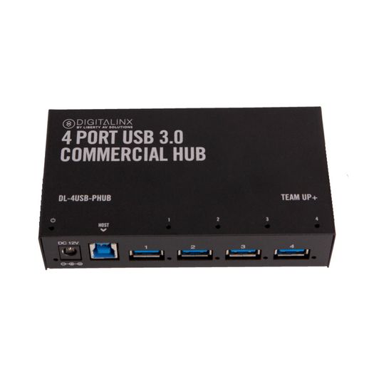 4 Port Powered USB 3.0 Commercial Hub DL-4USB-PHUB