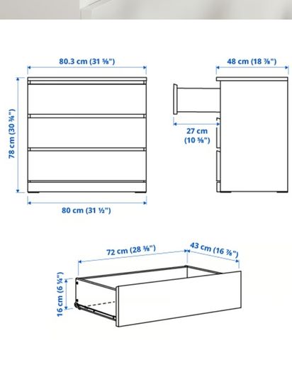 chest of drawers