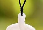 New Maori Carved White Whale Tail Pendant Necklace designer Surfer Jewelley