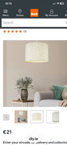 Lampshade grey (sage) and white leaves