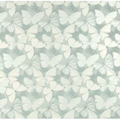 Laura Ashley duck egg Butterfly Garden wallpaper