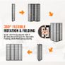 Room Divider, 4 Panel Japanese Room Divider, Wood Folding Privacy Screen Indoor, Japanese Partition Dividers Portable Decoration Screens, for Room Separation Home Office Restaurant & Bedroom Image 3