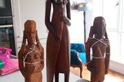 African figurine/statues/ carving ornaments decor masks home wooden hand carved tribal