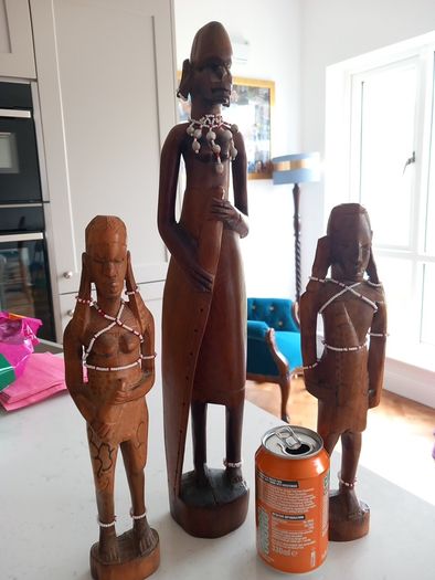 African figurine/statues/ carving ornaments decor masks home wooden hand carved tribal
