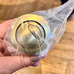 Brushed Brass Toilet Dual Flush Replacement Button