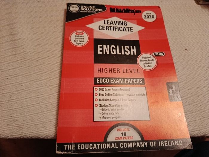 NEW Books Leaving certificate