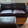 soft leather sofa 3 to sell Image 3