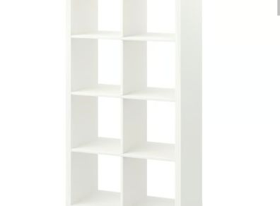 4x2 kallax matt white unit