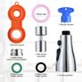 Kitchen Tap Spray Head, 360 degree Swivel Spout, FM22 M24 Kitchen Sink Tap, Tap Faucet Attachment Spray with 3 Modes, Replacement Tap Bubbler Head Aerator,Tap Adapter Image 9