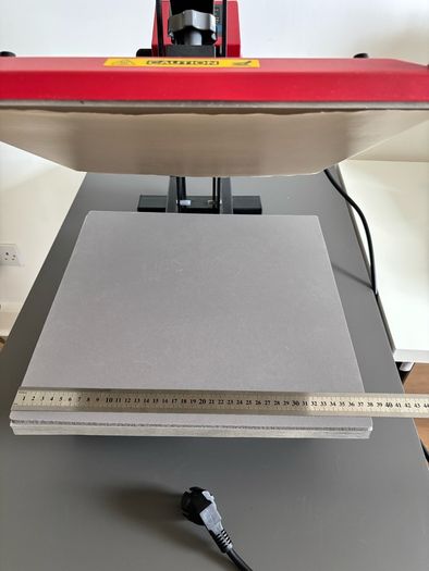 Semi Industrial Heat Press  38x38cm 1600W Excellent Condition
