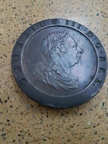 1797 King George III Cartwheel Penny