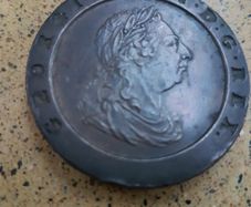 1797 King George III Cartwheel Penny