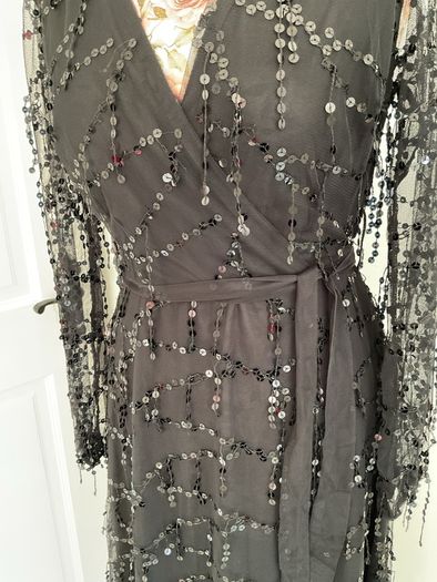 dress Bnwt black occasion dress size s/m Lilie rose brand
