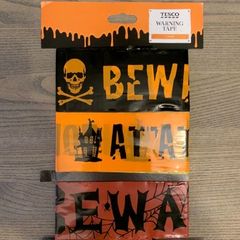 Halloween warning tape