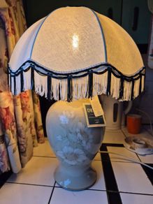 New old Stock Denby Stoneware 1980s certified Table lamp by Denby handthrown by David Williams Midcentury new used