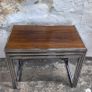 Midcentury Chrome & Rosewood Nest Of Tables By Mda Howard Miller Image 3