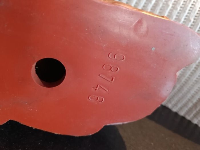 Vintage rubber Bambi numbered