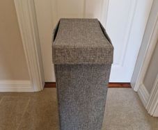 Slim and collapsible laundry bin