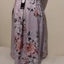 Boohoo Pastel Floral Box Pleat Lilac Skirt NEW WITH TAGS Image 9