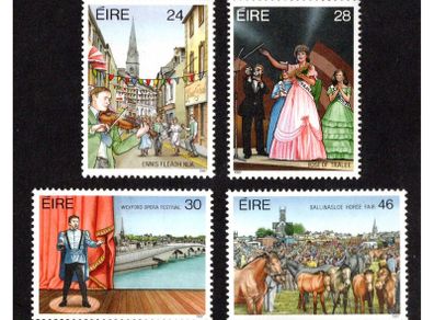 1987 Ireland Festivals Commemorative Stamps Mint Never Hinged (MNH)