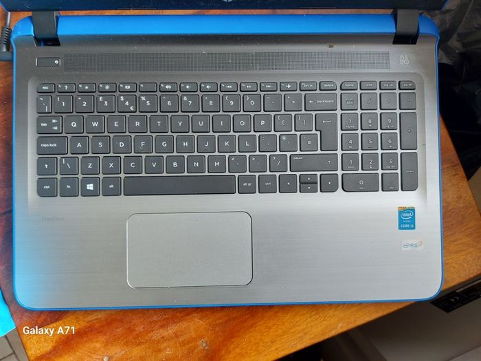 HP Pavilion 15.6 inch Laptop, Blue, Intel Core i3-5157U, 2.5GHz, 8GB Ram, 1 Terrabyte HDD, Windows 10, Microsoft Edge, Opera, Firefox, avast, VLC