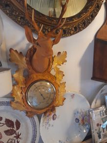 1950's Kitsch Thermometer Stag Head
