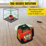 LaserLevelSelf-Leveling,360Rotary500m,VerticalHorizontalScanningMeasurementTools,Red laser kit Image 6