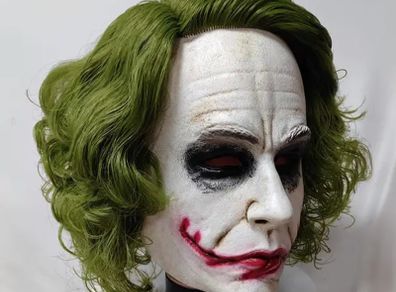Dark knight joker Halloween mask.