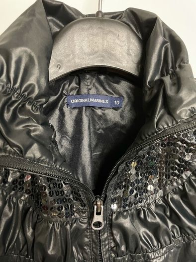 Original Marines girls black jacket, age 10