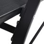 3 Pieces Patio Lounge Chair Set PE Rattan Wicker Beach Yard Garden Sunbathing Chair with Table, Black Image 6