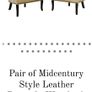 Italian leather butterfly wingback Image 5