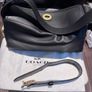 Coach Black Leather Haversack Image 2