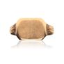 9ct gold signet ring size U Image 4