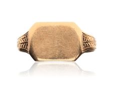 9ct gold signet ring size U