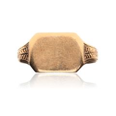 9ct gold signet ring size U