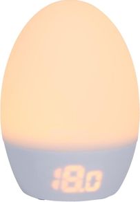 Toddler Nightlight, LED Colour-Changing with Digital Room Temperature Display for Safer Sleep, Adjustable Brightness, Silicone Shell, USB Rechargeable