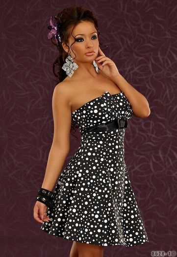 polka dotty dress size s small