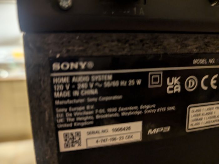 Sony party speaker