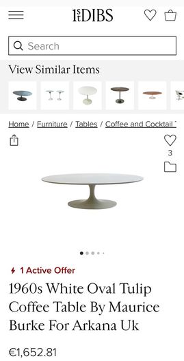 Rare Vintage Mid Century Coffee Table