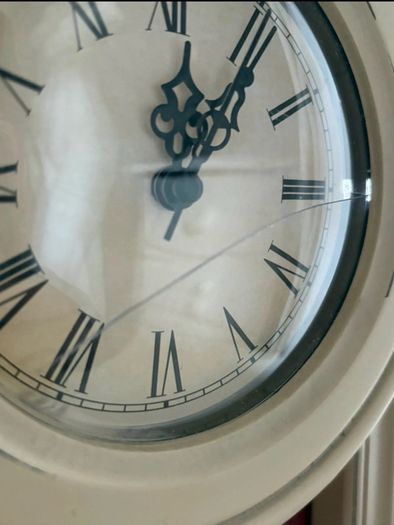 Photo and clock Display